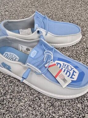 Hey Dude Women's Wendy  North Carolina Tar Heels Slip On Shoes Size 10
